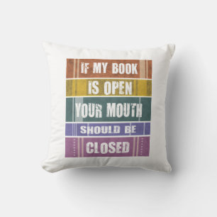 Boeken ontwerp gooi kussen
