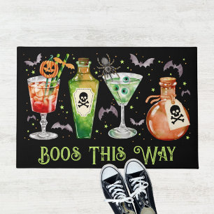 Boeken op deze manier Halloween Cocktail Party Deurmat