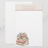  boeken op maat briefpapier (Voorkant / Achterkant)