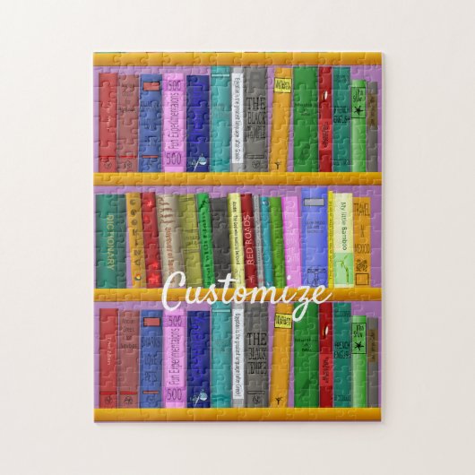 Boeken op Shelves Thunder_Cove Legpuzzel (Verticaal)