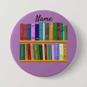 Boeken op Shelves Thunder_Cove Ronde Button 7,6 Cm