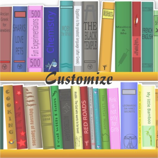 Boeken op Shelves Thunder_Cove Sticker (Voorkant)