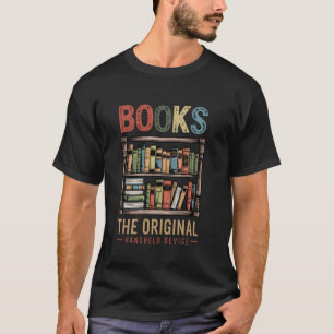 Boeken Origineel Handheld Apparaat Boek Liefhebber T-shirt