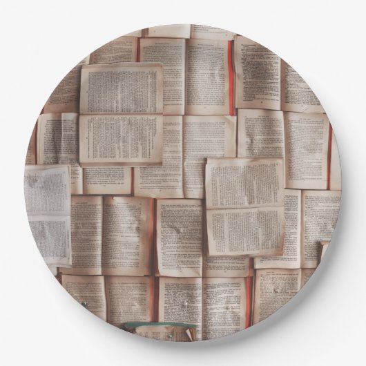 boeken papieren bordje (Voorkant)