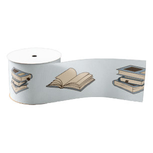 Boeken, patroon grosgrain lint