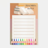 Boeken Pencils Colorful Teacher Post-it Notes (Voorkant)