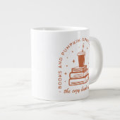 Boeken & Pumpkin Spice Season Extra Grote Beker (Voorkant rechts)
