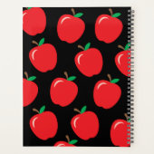 Boeken, rode Apple en Quote Teacher Planner (Achterkant)