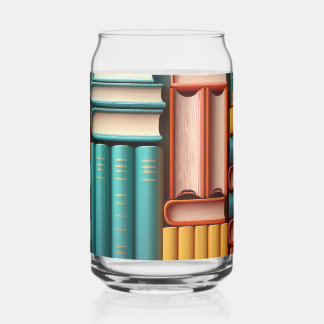 Boeken romans blikvorm glas