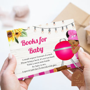 Boeken Roze BBQ Afrikaanse boeken voor baby Informatiekaartje
