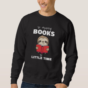 Boeken Sloth Read Book Bookworm Bookworm Trui