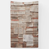  boeken spandoek (Verticaal)