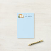 Boeken Stack Open Book School Lerares Post-it® Notes (Op bureau)