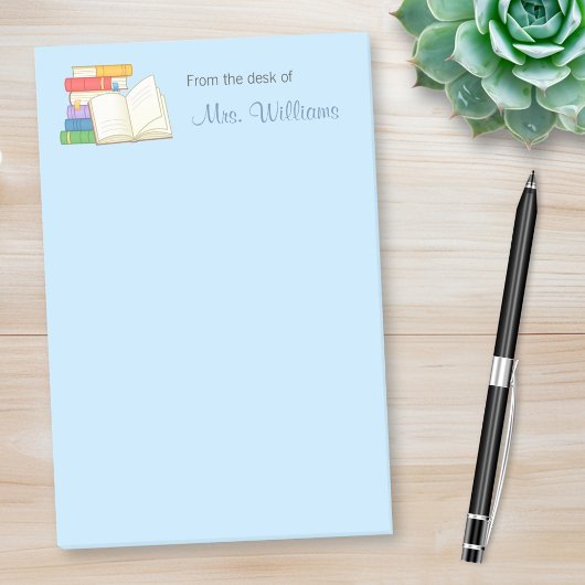 Boeken Stack Open Book School Lerares Post-it® Notes