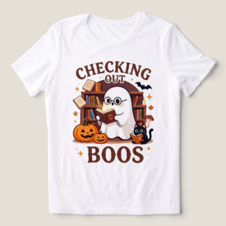 Boeken Uitchecken met Boze Geestige Boekliefhebber Tri-Blend Shirt