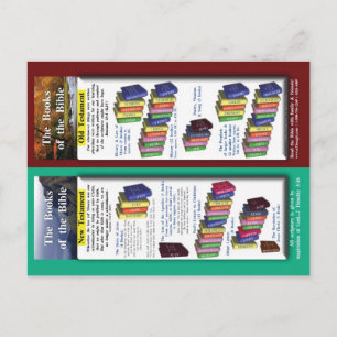 Boeken van de Bijbel Briefkaart