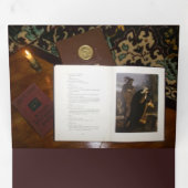 Boeken van de vorige eeuw drieluik kaart (Binnenzijde eerst)