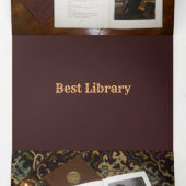 Boeken van de vorige eeuw drieluik kaart (Binnenkant midden)