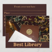 Boeken van de vorige eeuw kaart (Voorkant / Achterkant)