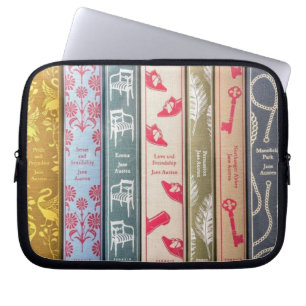 Boeken van Jane Austen Laptop Sleeve