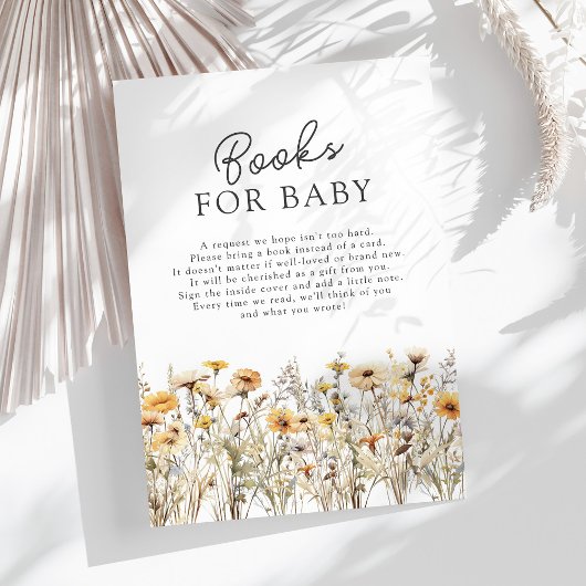 Boeken van wilde Baby showers voor Baby Informatiekaartje