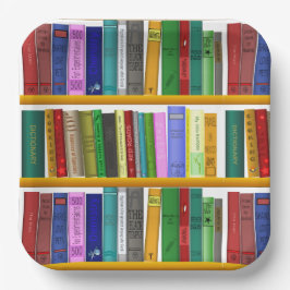 Boeken Verjaardagsfeest Papieren Bordje