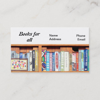 Boeken voor alle Visitekaartje