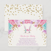 Boeken voor baby, aanvragen voor paasboeken voor b informatiekaartje (Voorkant / Achterkant)