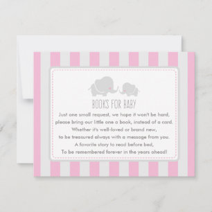 Boeken voor baby - Baby shower Game Kaart