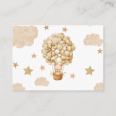 Boeken voor Baby Beer Ballons Neutraal Informatiekaartje (Achterkant)