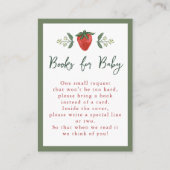 Boeken voor baby-bijlagekaart | Besfruit Informatiekaartje (Voorkant)