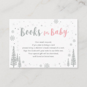 Boeken voor Baby, Boek Verzoek, Baby Shower Activi Informatiekaartje