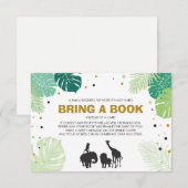 Boeken voor baby Breng een boek Safari Animals Oer Informatiekaartje (Voorkant / Achterkant)