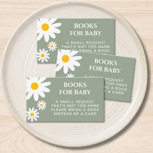 Boeken voor baby Daisy Saliegroen Informatiekaartje