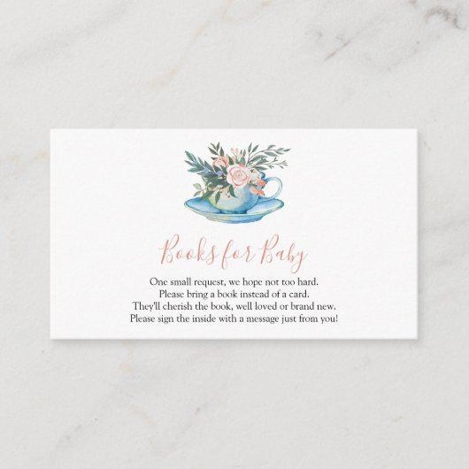 Boeken voor Baby-invoegkaart Informatiekaartje (Voorkant)