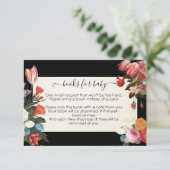 Boeken voor Baby is Blooming Baby shower Kaart (Staand voorkant)