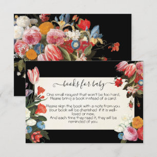 Boeken voor Baby is Blooming Baby shower Kaart