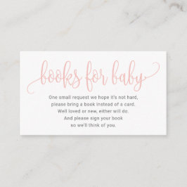 Boeken voor Baby Kaart