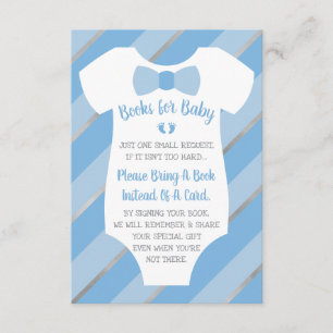 Boeken voor Baby Kaart, Two Little Feet Informatiekaartje