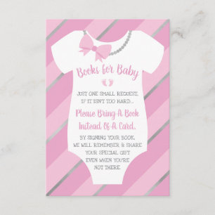 Boeken voor Baby Kaart, Two Little Feet Informatiekaartje