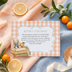 Boeken voor Baby Little Cutie Baby Shower Informatiekaartje