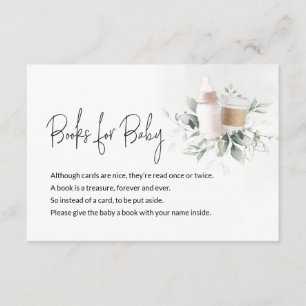 Boeken voor Baby Message Kaart Baby is Brewing Pin