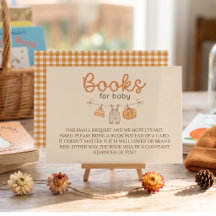 Boeken voor Baby Oranje Gingham Pompoen