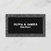 Boeken voor Baby Rock Star Baby shower Informatiekaartje (Achterkant)