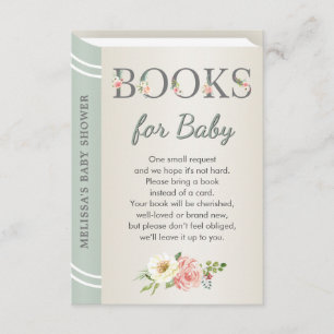 Boeken voor Baby Sage Library Storybook Neutral Informatiekaartje