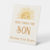 Boeken voor Baby Sun Baby shower Reclamebord Met Voetstuk (Voorkant)