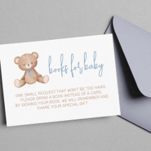 Boeken voor Baby Teddy Bear Boy Baby shower