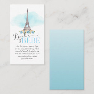 Boeken voor Bébé Baby Shower Insteekkaart Visitekaartje