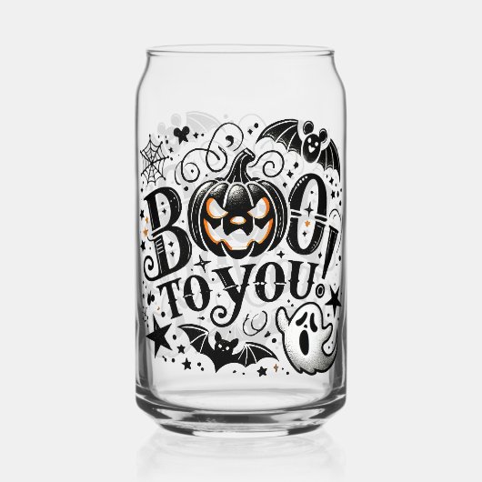 Boeken voor Halloween Blikvorm Glas (Voorkant)