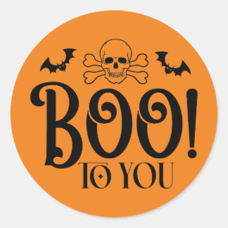 Boeken voor Halloween Sticker